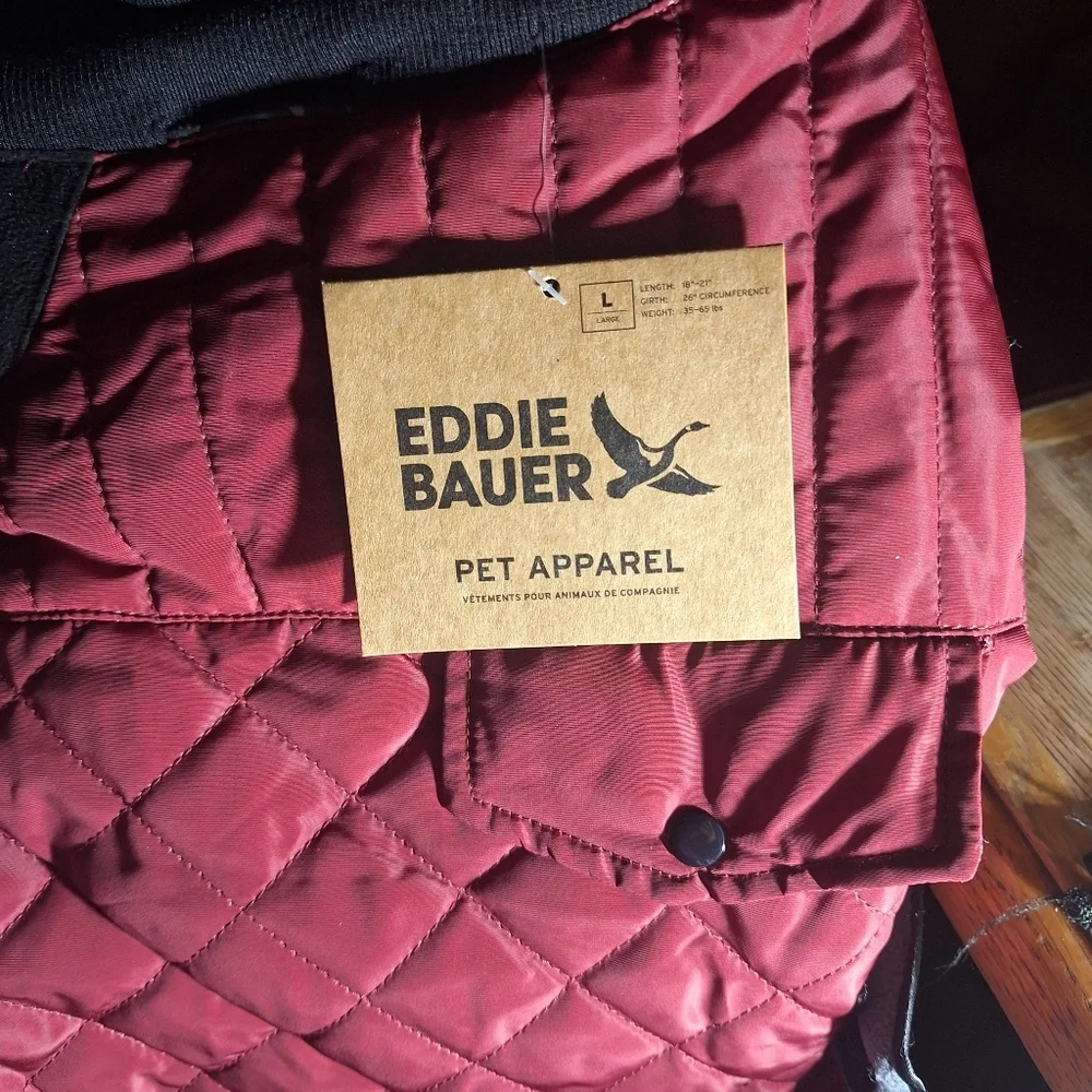 Eddie Bauer Pet Graham Point Hunter's Jacket Large NWT